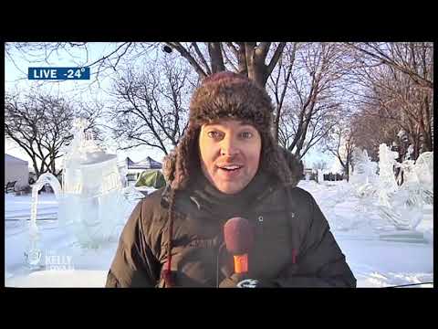 Steve Patterson Gives a Weather Report from Freezing Cold Minnesota