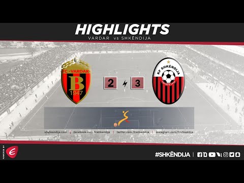 HIGHLIGHTS | Vardar vs Shkëndija 2-3 | FMFL 17/18 Round 28