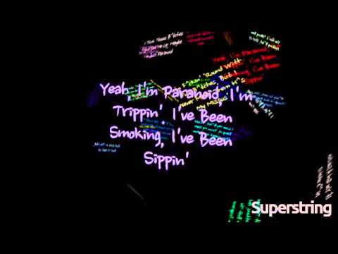 Paranoid - Ty$ Ft. B.O.B. With Lyrics On Screen