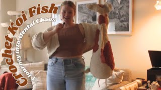 ❄️ Crocheting a Christmas Koi 🧶