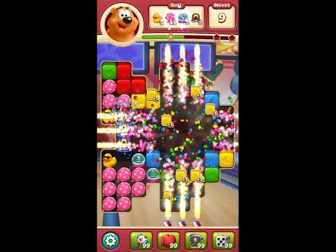 Toon Blast Level 6675 - NO BOOSTERS 🐻🐺🐱 | SKILLGAMING ✔️