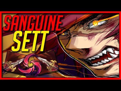 SETT TOP WITH SANGUINE BLADE IS NEW META - League of Legends