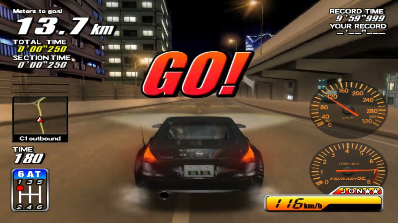 PC ARCADE = WANGAN MIDNIGHT MAXIMUM TUNE 1 - SPECIAL CARS TIME TRIAL 3 = BLACK BIRD 4K UK ARCADES