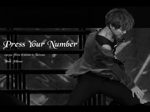 [4K] 190302 Press Your Number-박지훈 대만팬미팅(First Edition in Taiwan)