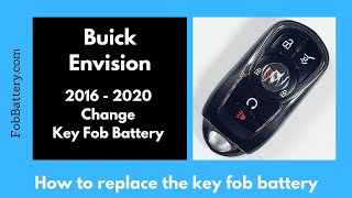 Buick Envision Key Fob Battery Replacement (2016 - 2020)