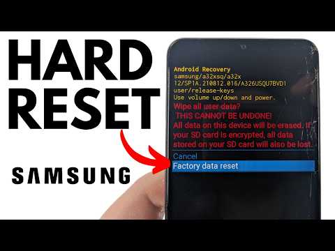 How to Hard Reset a Samsung Phone