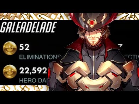 52 ELIMS - GALE MCCREE MAIN! [ OVERWATCH SEASON 18 TOP 500 ]