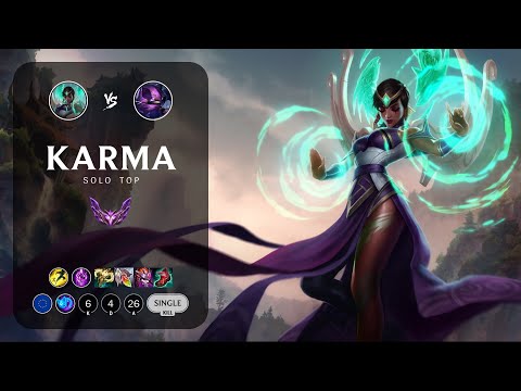 Karma Top vs Kennen - EUW Master Patch 13.7