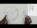 Circle Theorem Exam Question