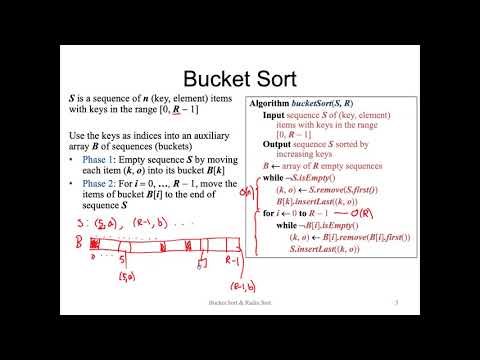 Bucket sort