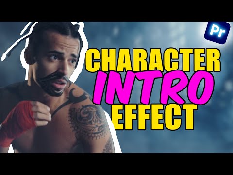 Make a Character Intro Freeze Title Card in Adobe Premiere Pro