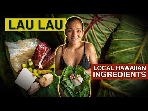 Lau Lau- Bundles of local Hawaiian ingredients- Kimi Werner Recipe