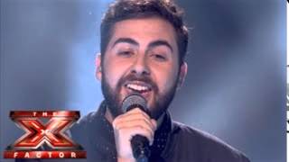 Andrea Faustini sings Mariah Carey&#39;s Hero - Live Week 8 - The X Factor UK 2014 ONLY SOUND