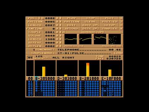 Amiga Music - Karsten Obarski Classic MODs - Amegas, Crystal Hammer, Telephone, Jack Dance, EndTheme