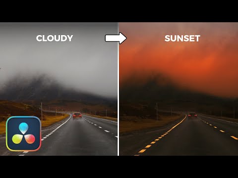 How To Turn Any Sky into a Sunset in DaVinci Resolve