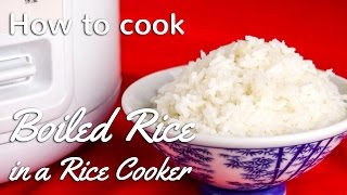 How To Cook Perfect Boiled Rice in Rice Cooker
