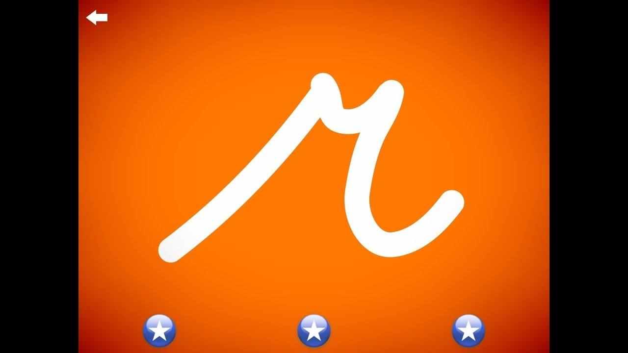 The letter r - Learn the Alphabet and Cursive Writing!