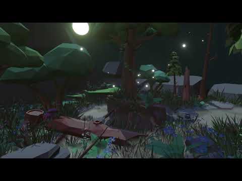 Blender 3d Low Poly jungle