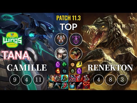 JAG TaNa Camille vs Renekton Top - KR Patch 11.3