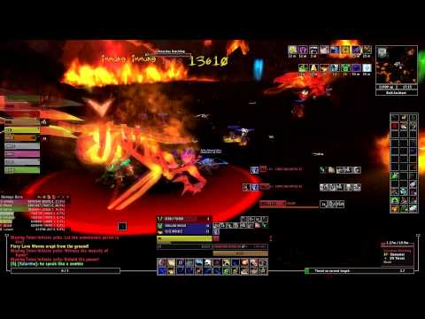 World of Warcraft Alysrazor 10 Man Normal Mode -- Lag Shack! [Rogue PoV]