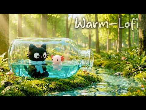 Warm Cozy Lofi — Smooth Chill Beats with Rain Sounds for Anxiety Relief 🌧️🎧🌳