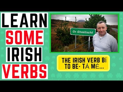 Learn the Irish Language - the verb bí, to be