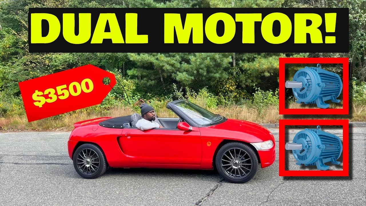 We put two motors in Hondas smallest sports car and it rips!