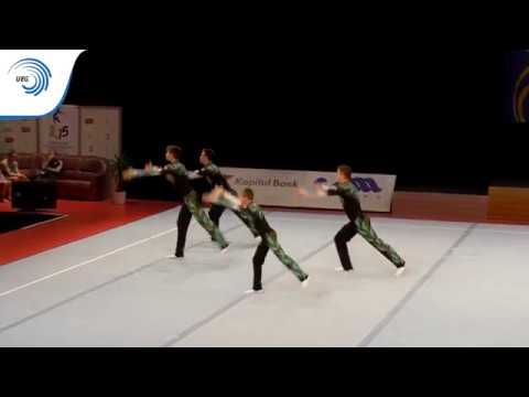 Men's group Russia – 2015 Acrobatic junior European silver medallists, Dynamic