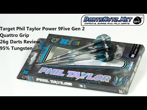 Target Phil Taylor Power 9 Five Gen 2 Quattro 26g darts review