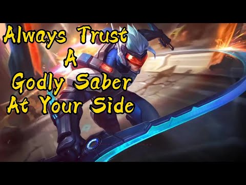 Saber King Of One shot⚔️|#MLBB