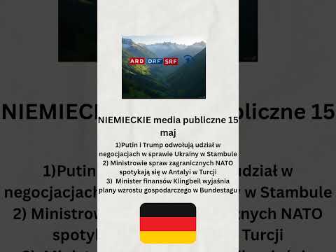 Niemieckie media publiczne 15 maja