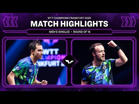 Hugo Calderano vs Simon Gauzy | MS R16 | #WTTFrankfurt 2025