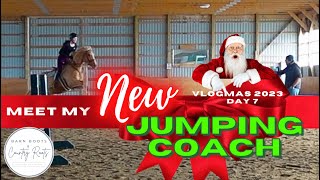 VLOGMAS 2023: DAY 7 -  FIRST LESSON WITH A NEW JUMPING COACH! | VLOG
