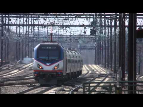 Amtrak & New Jersey Transit Action on the Northeast Corridor @ Rahway Station