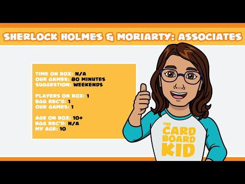 The Cardboard Kid - 227: Graphic Novel Adventures: Sherlock Holmes & Moriarty: Associates