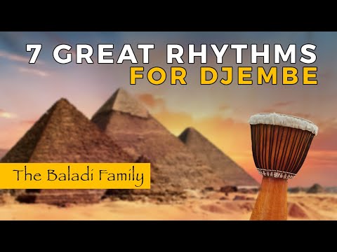 7 Rhythms of the Baladi Family - How to Play for Djembe