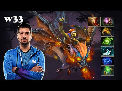 w33 - Batrider Midlane | Dota 2 7.30d Gameplay