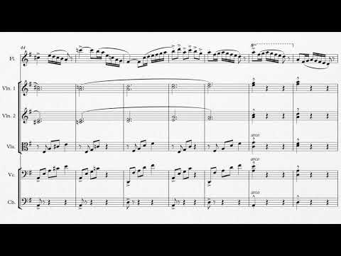 Herman Beeftink - "Squirrels" (Flute and Strings) -Sheetmusic