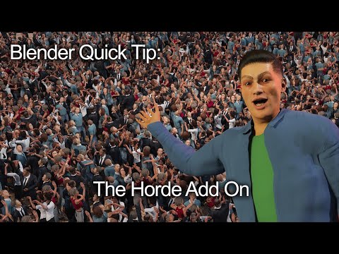Blender Quick Tip: The Horde Add on