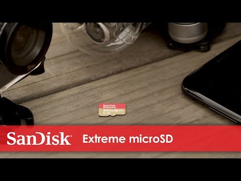 SANDISK EXTREME Micro SDXC atminties kortelė 1 TB 190/130 MB/s UHS-I U3 (SDSQXAV-1T00-GN6MA) video
