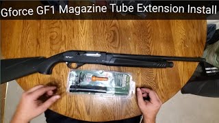 Gforce GF1 12 Gauge Semi-Automatic Shotgun 7+1 Magazine Tube Extension Installation