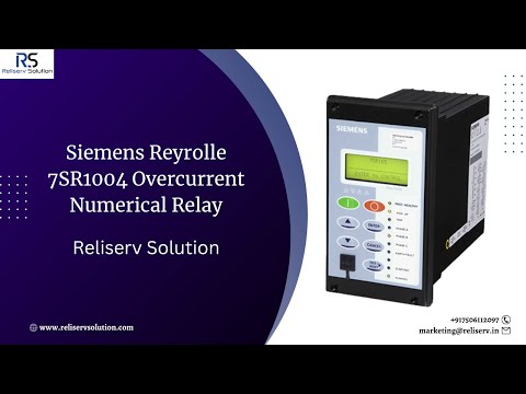 Siemens 7SR1004 Overcurrent Numerical Relays
