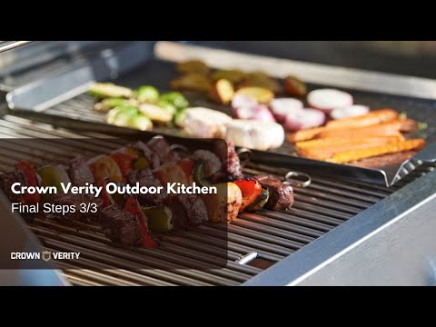 Installing Your Crown Verity Outdoor Kitchen | Final Steps 3/3 Video