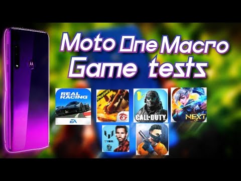 Motorola one macro roda jogos?