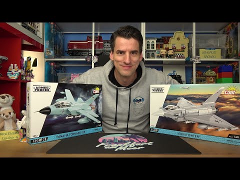 Eure Cobi-Favoriten 2025: Live Bauen mit dem Helden - 5848 Eurofighter & 5853 Tornado