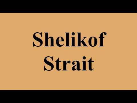 Shelikof Strait