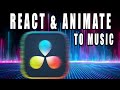 Make Images REACT ANIMATE To MUSIC In DaVinci Resolve 19 Audio VISUALIZER Using Reactor