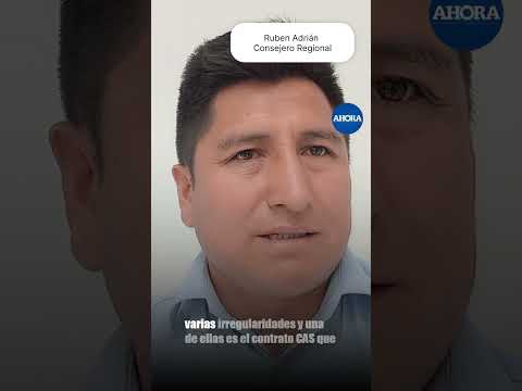 📢 Rubén Adrián, consejero regional de Huánuco