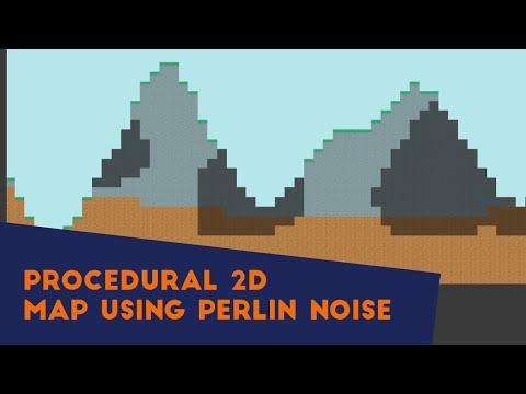 Procedural 2D Map with Caves P3 Generating caves - Unity 2020 tutorial