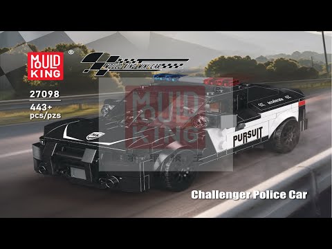 Mould King Challenger Police Car Building Set Video Preview